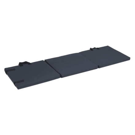 Folding crash mat laid out