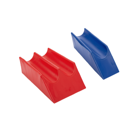 leg elevation channel, red and blue leg elevators