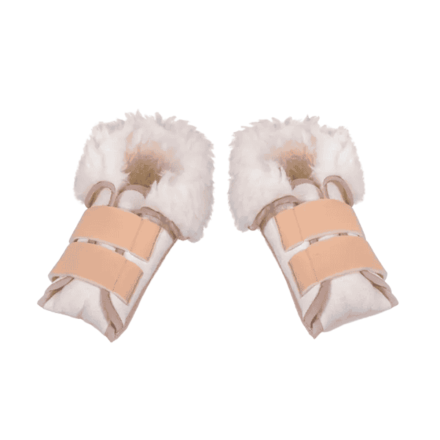 pure wool pile bootees
