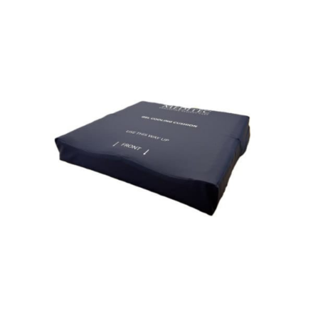 Gel cooling pressure relief seat cushion for chair or wheelchair use.