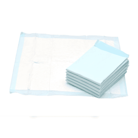 disposable absorbent underpads, size 60cm x 60cm