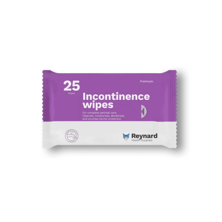 Incontinence wipes pack of 25