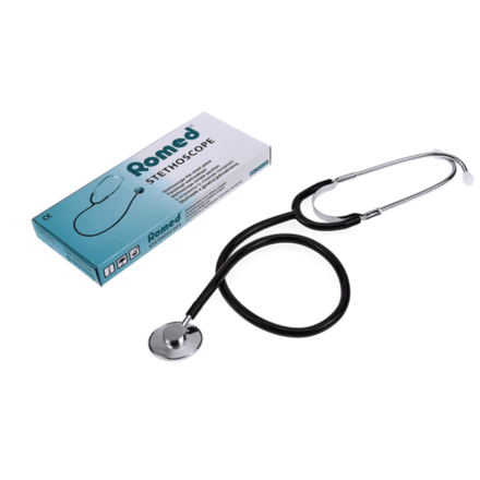 romed stethoscope flat chest piece medical stethoscope